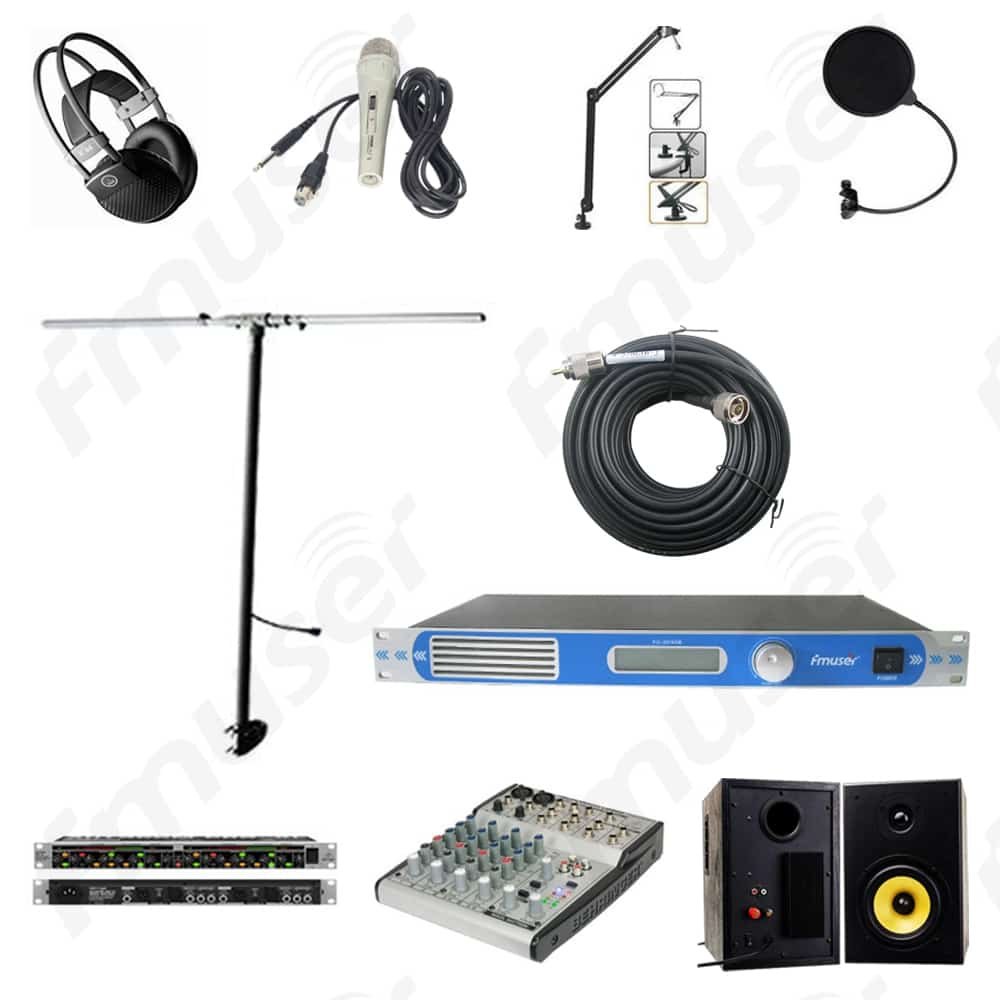 FMUSER 50W fm transmitter package for community radio station